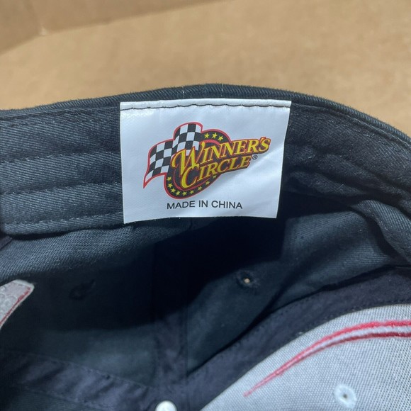 Dale Earnhardt Jr Hat, Budweiser Cap, Adjustable, Black, Winners Circle, #8 - Picture 6 of 9